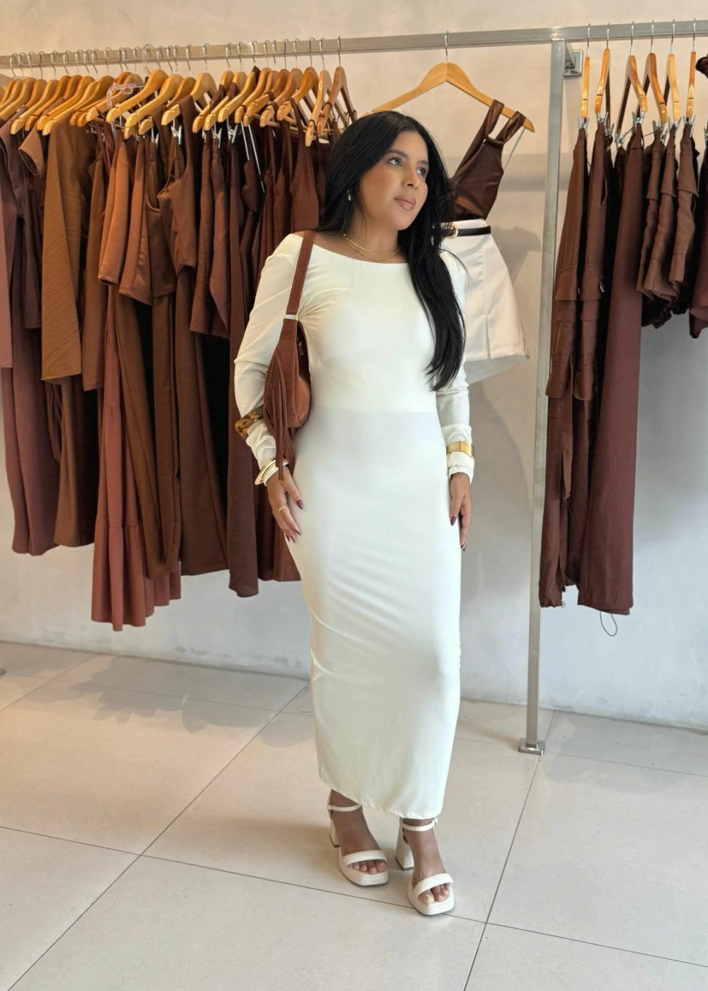 VESTIDO TAYNA OFF WHITE