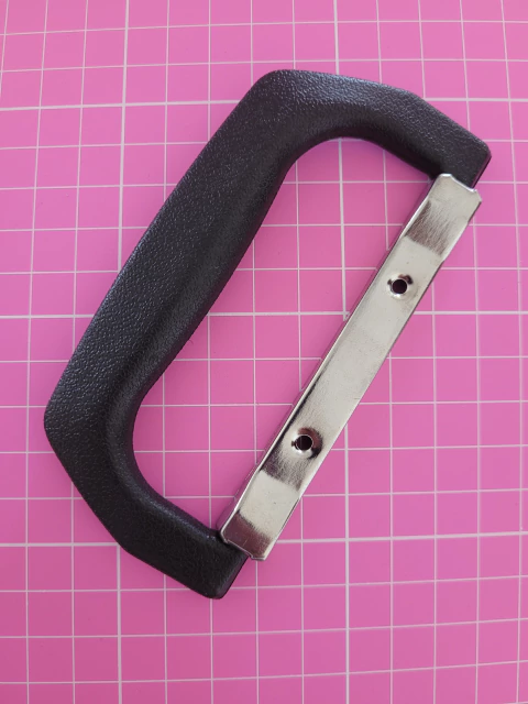 Alça Preta com Ferragem Niquelada (AMD074)