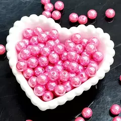 Pérola c/furo 8mm - apx 50g - Personaliz Com Amor