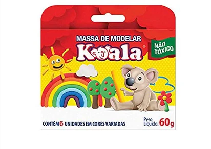 Massinha de Modelar Koala 06 cores