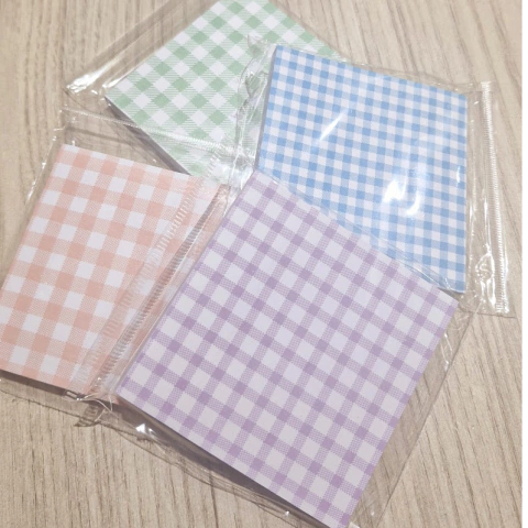 Bloco de anotações Adesivas Xadrex - 80 folhas