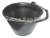 BALDE PLASTICO NEGRO 8 LTS