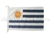 BANDERA URUGUAY 20X30CM