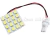 LAMPARA MODULO 16 LEDS 30X30MM FRIO