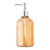 Porta Sabonete Líquido 400ml Dispenser Saboneteira de Vidro Cristal Válvula Prata p/ Banheiro Lavabo - loja online
