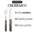 Kit Churrasco Jogo de Talheres Jumbo com Cabo de Madeira 24 peças Simonaggio Serve 12 Pessoas - CadaCoisas