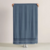 Toalha Banhão Gigante Lumina Unika Karsten Azul Sereno 86x150 Fio Penteado com Listras - comprar online