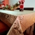 Toalha de Mesa Retangular 140x220 Natal Dourada PVC Plástico - comprar online