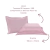 Imagem do Kit Lencol Elástico e Fronha Casal 230 Fios Reffinata Buettner Rosa