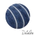 Toalha de Rosto Leve Macia Ondulada Jacquard Azul Wave Corttex na internet
