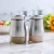 Saleiro Porta Condimentos e Temperos de Vidro e Inox - comprar online