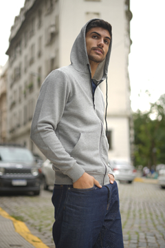Campera Hombre Rustico Pesado Con Capucha - ABALAK