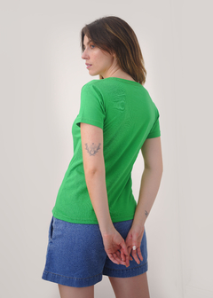 Remera Básica de Mujer Verde Benetton en internet