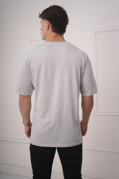 Remera Oversize Gris Melange en internet