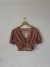 Top PULL & BEAR floreado, talle M