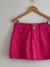 Mini denim fucsia, talle 38 en internet