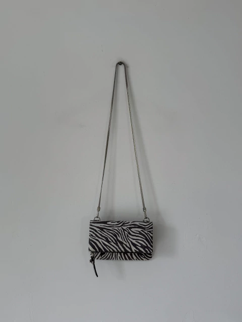 Minibag PRUNE CEBRA cuero