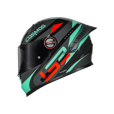Capacete LS2 FF358 Pro Modok Black Green Orange