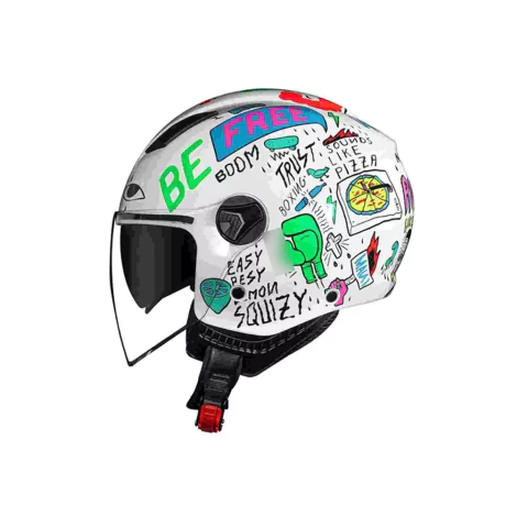Capacete Norisk Orion SV Free White / Orange (60/L)