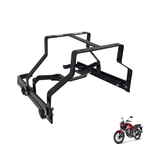 Suporte De Baú Reforçado Prolongado Aço CG Titan 160 2025+