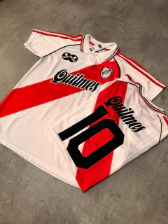 Camiseta River Quilmes 1996 retro titular en internet
