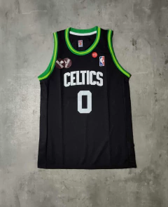 Imagen de Musculosa NBA Boston Celtics negra calada Tatum niño