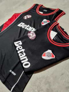 Musculosa River negra Betano - tienda online