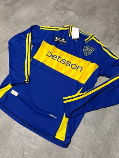 Camiseta Boca Betsson titular 2025 manga larga - comprar online