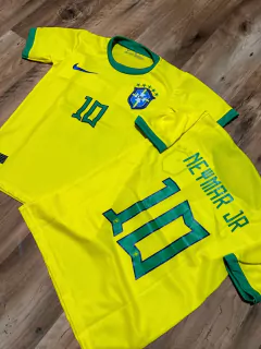 Camiseta Brasil niño titular Neymar