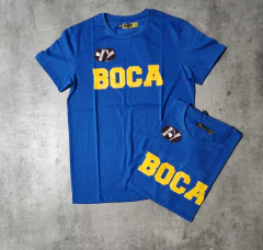 Remera Boca basica azul clara oficial