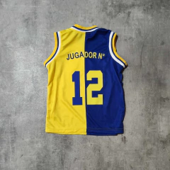 Musculosa Boca bicolor niño - Hooligans Bahía