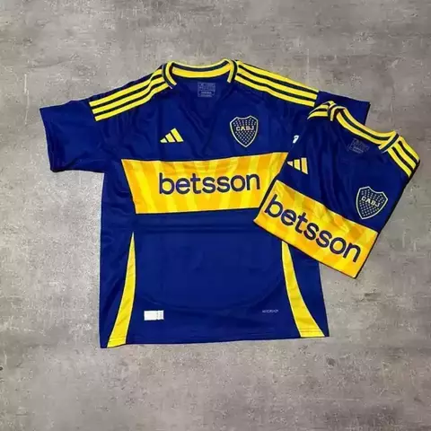 Camiseta Boca Betsson titular 2025 talles especiales - comprar online