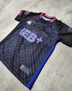 Camiseta San Lorenzo suplente negra 2026 niño - Hooligans Bahía