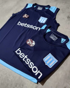 Musculosa Racing azul oscuro Betsson - Hooligans Bahía