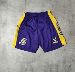 Short NBA Los Angeles Lakers violeta y amarillo niño