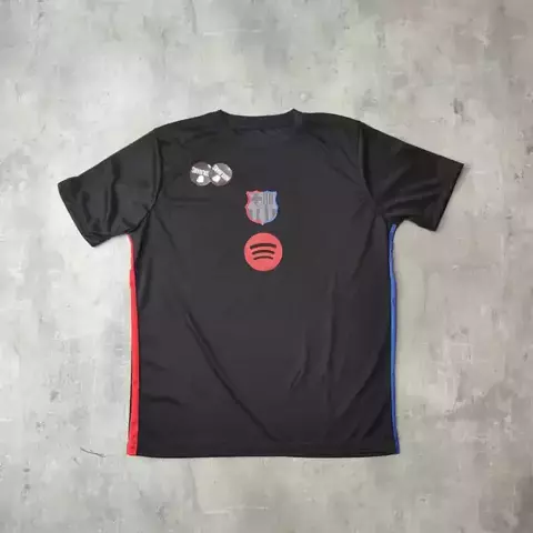 Camiseta Barcelona negra Lamine Yamal niño