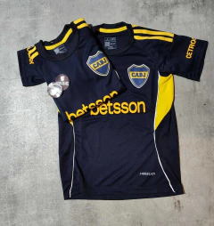 Camiseta Boca Betsson entrenamiento azul oscura 2026 niño
