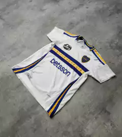 Camiseta Boca 2025 Betsson suplente blanca niño - comprar online