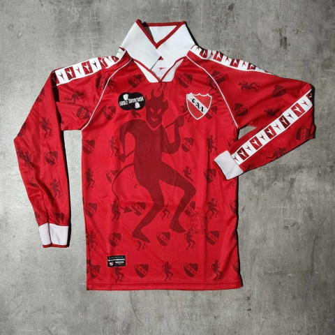Camiseta Independiente diablos roja manga larga retro