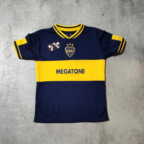 Camiseta Boca Megatone titular niño