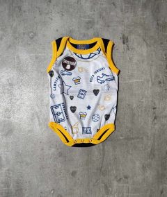 Body Boca bebe estampado blanco - comprar online