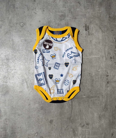 Body Boca bebe estampado blanco - comprar online