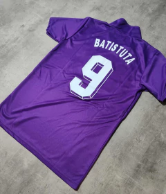 Camiseta Fiorentina Batistuta violeta retro Nintendo niño - comprar online