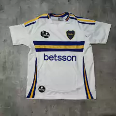 Camiseta Boca Betsson suplente 2025 blanca