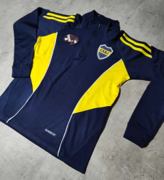 Buzo Boca medio cierre azul oscuro sin publicidad 2026 - comprar online