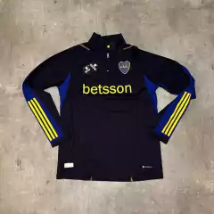 Buzo Boca Betsson medio cierre azul oscuro - comprar online