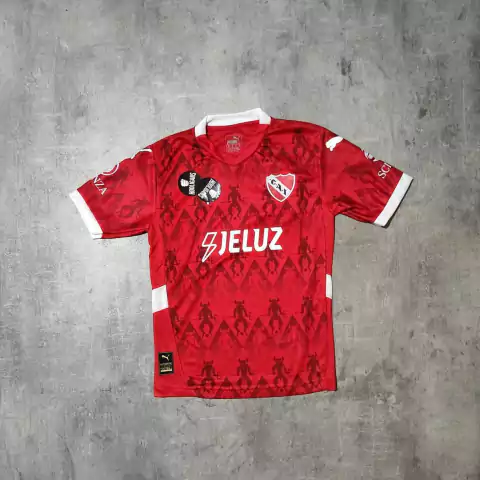 Camiseta Independiente Jeluz roja niño 2025