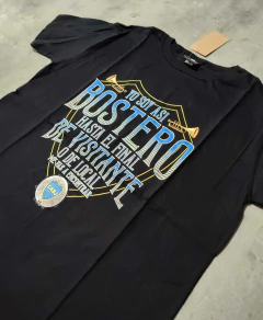 Remera Boca Yo soy asi bostero hasta el final negra - comprar online