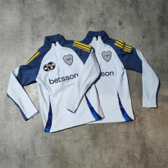 Buzo Boca medio cierre celeste niño en internet