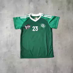 Camiseta AFA Seleccion Dibu Martinez verde aniversario 50 años niño
